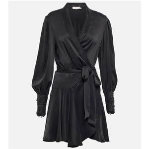 ZIMMERMAN Silk Wrap Dress